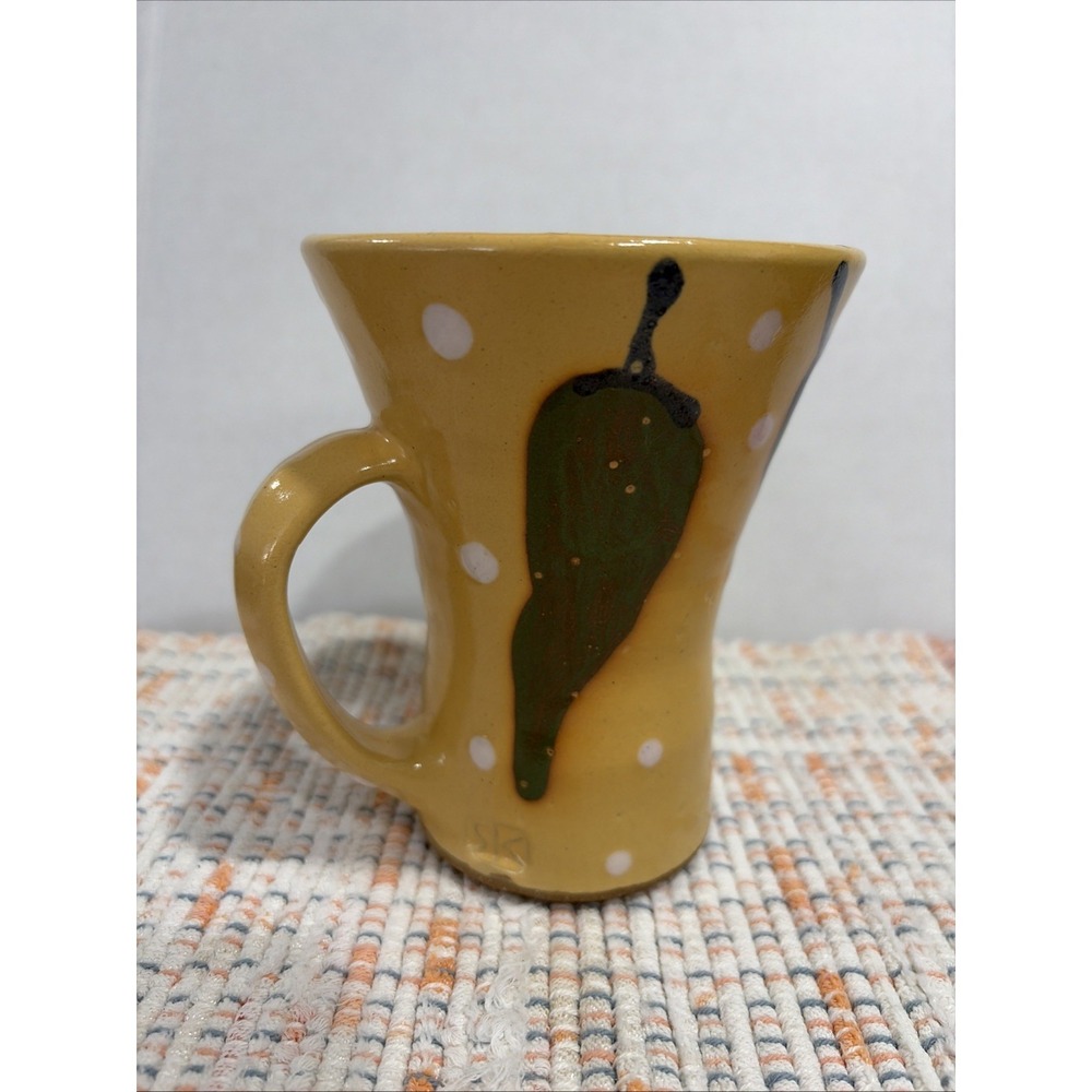 Stephen Kilborn Fiesta Chile Mug  Taos, New Mexico Handcrafted Artisan See Photo